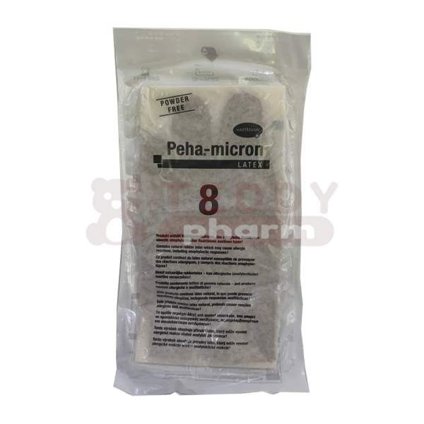 PEHA-MICRON Latex Handschuhe Gr.8