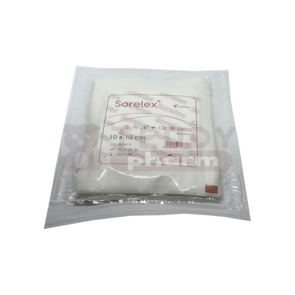 SORELEX antimikrobielle Wundauflagen 10x10cm 10Stk.