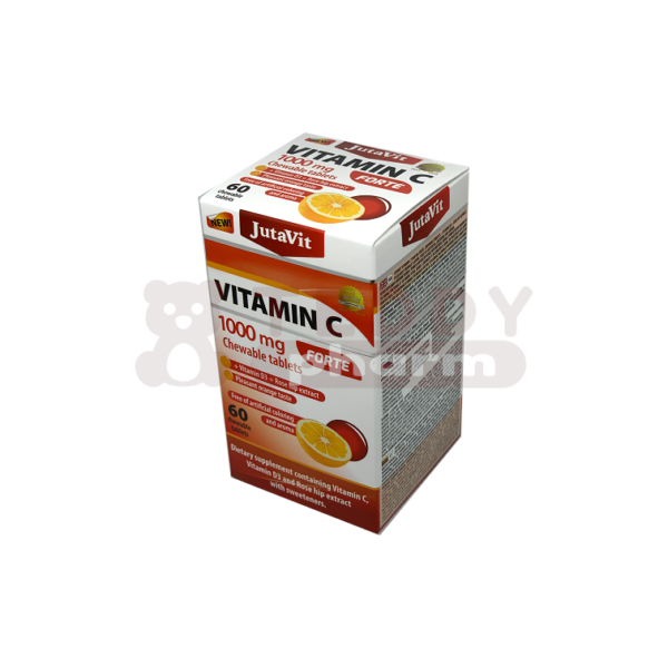 JUTAVIT Vitamin C 1000 mg Forte Kautabletten
