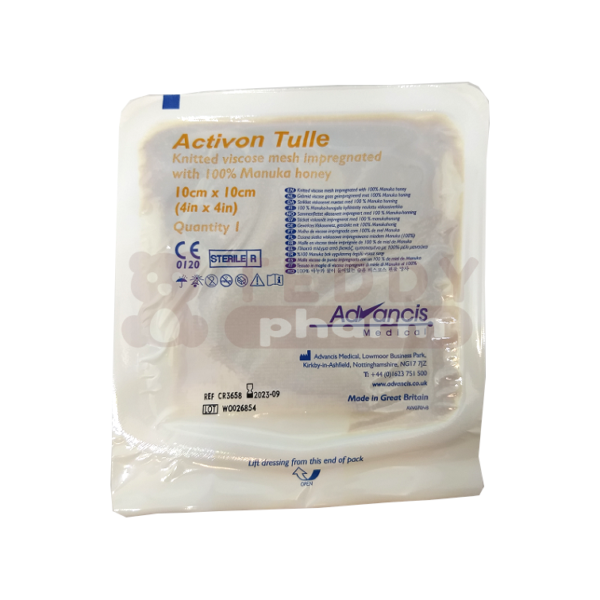 Activon Tulle Manuka Wundauflage 10 x 10 cm 5 Stk. 1