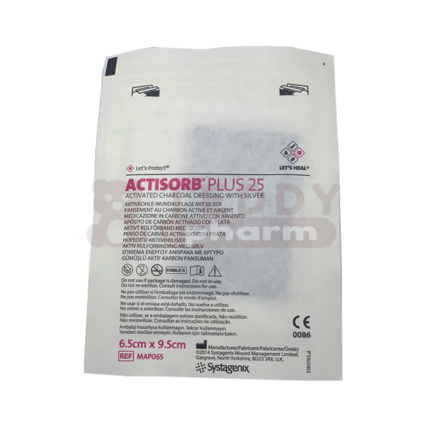 ACTISORB Plus 25 9,5 x 6,5 cm 10 Stk.