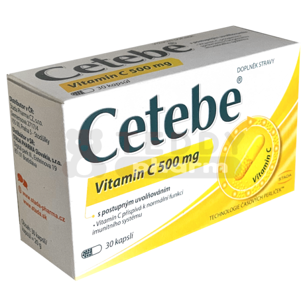 CETEBE Vitamin C 500mg 30 Kps