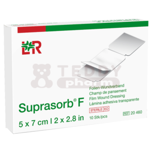 SUPRASORB F Folienverband 5 x 7 cm 10 Stk