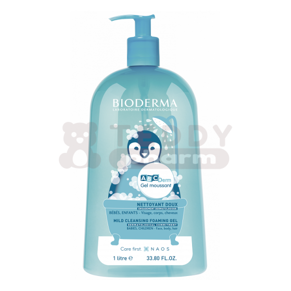 BIODERMA ABC Derm Gel Moussant Duschgel für Kinder 1 l