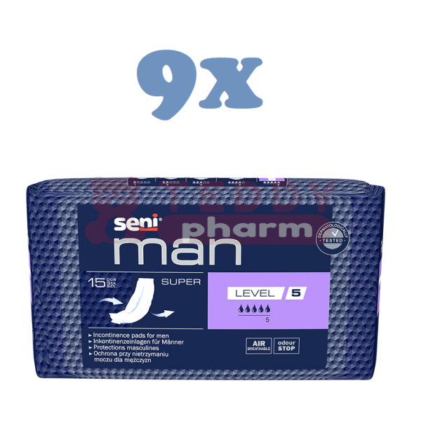 SENI Man Super Level 5 9×15 Stk