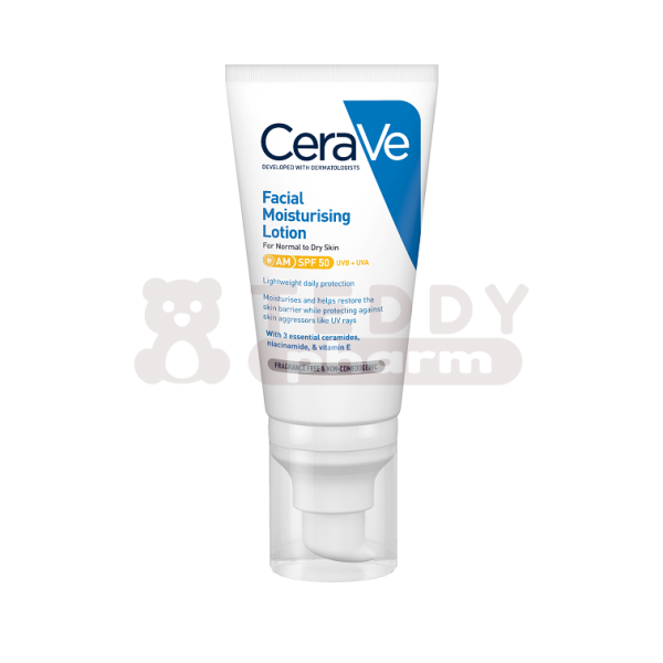 CeraVe Feuchtigkeitsspendende Gesichtscreme LSF 50 52 ml