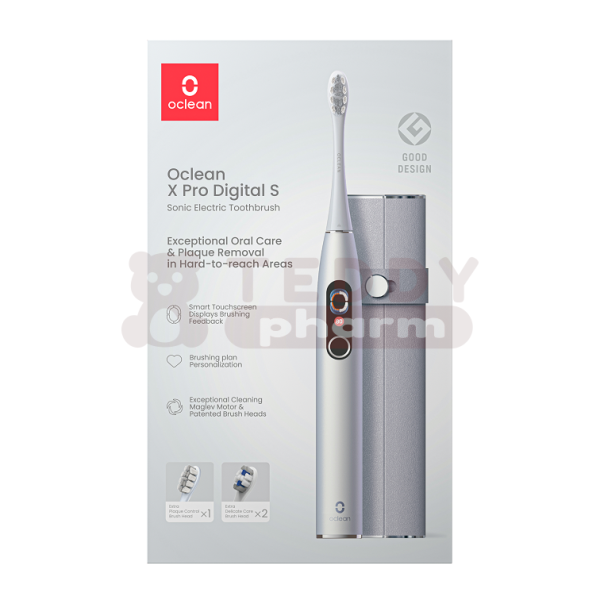 OCLEAN X Pro Digital Elektrische Schallzahnbürste Silber