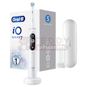 ORAL-B Elektrische Zahnbürste iO 7 White Alabaster