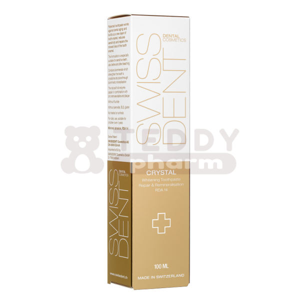 SWISSDENT Crystal Repair & Whitening Zahncreme 100 ml pack