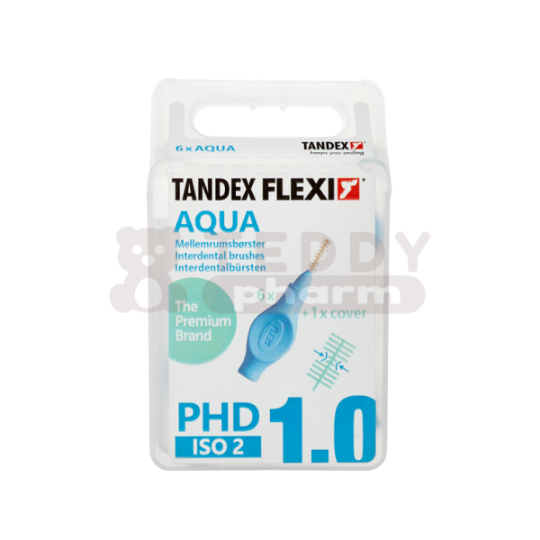 TANDEX Flexi Interdentalbürsten PHD 1.0 ISO 2 Aqua 6 St