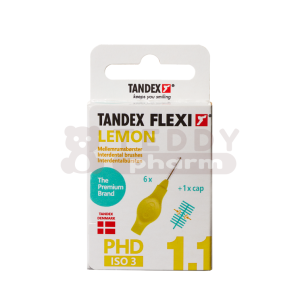 TANDEX Flexi Interdentalbürsten PHD 1.1 ISO 3 Lemon 6 St