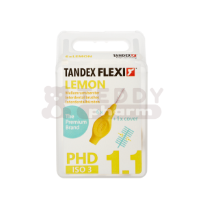 TANDEX Flexi Interdentalbürsten PHD 1.1 ISO 3 Lemon 6 St