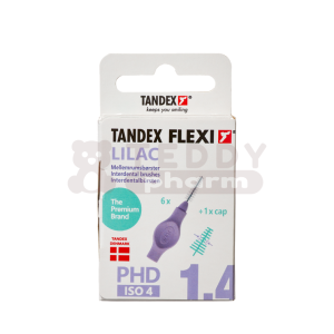 TANDEX Flexi Interdentalbürsten PHD 1.4 ISO 4 Lilac 6 St