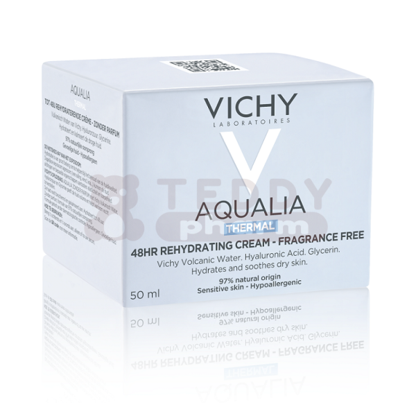 VICHY Aqualia Thermal 48H Rehydrating Cream Feuchtigkeitscreme ohne Parfüm 50 ml pack