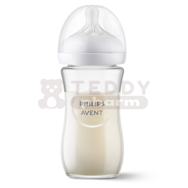 Philips AVENT Natural-Babyflasche aus Glas 1 M+ 240 ml