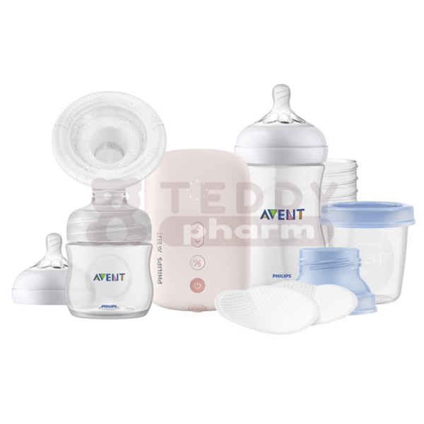 Philips AVENT Still-Set mit elektrischer Einzelmilchpumpe SCD395/21