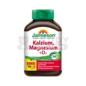 JAMIESON Kalzium, Magnesium & Vitamin D3 120 Tbl