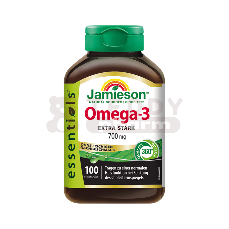 JAMIESON Omega-3 Extra-stark 700 mg 100 Kps