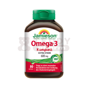 JAMIESON Omega-3 Komplett Extra-stark 600 mg 80 Kps