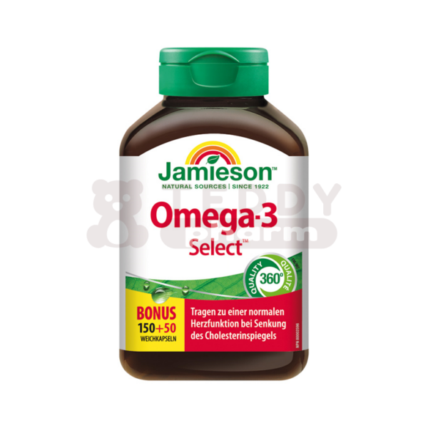 JAMIESON Omega-3 Select 200 Kps