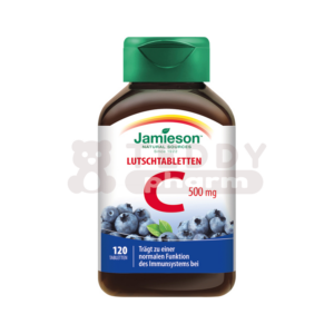 JAMIESON Vitamin C 500 mg wilde Heidelbeere 120 Tbl