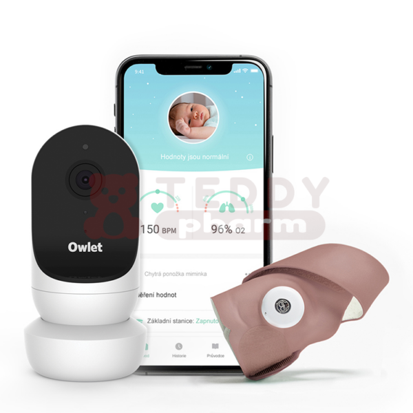OWLET Duo Smart Sock 3 und Camera 2. Generation edelrosa
