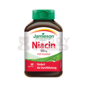 JAMIESON Niacin 500 mg mit Inositol 60 Tbl