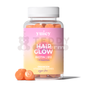 yuicy Hair Glow Biotin Gummies 60 St