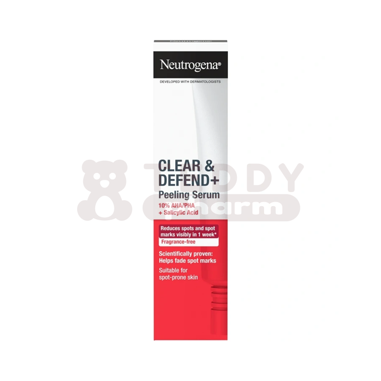 3574661812694 NEUTROGENA Clear & Defend+ Tägliches Peeling Serum 30 ml NEUTROGENA Clear & Defend+ Tägliches Peeling Serum 30 ml