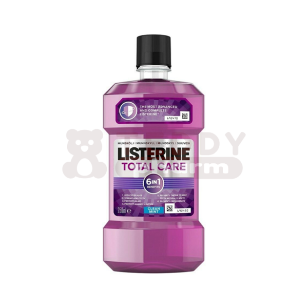 LISTERINE Total Care 6 in 1 Mundspülung Clean Mint 250 ml