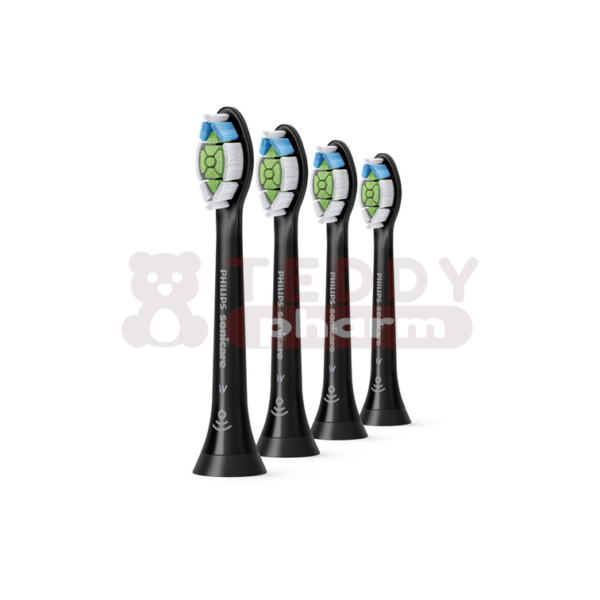 PHILIPS Sonicare W2 Optimal White Bürstenköpfe HX6064/11 Black 4 St