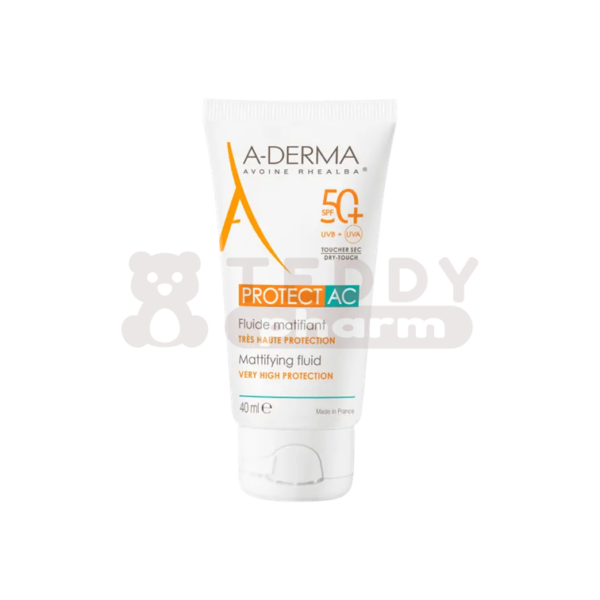 A-DERMA Protect AC mattierendes Fluid LSF 50+ 40 ml