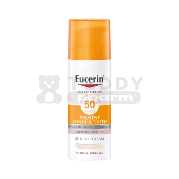 EUCERIN Pigment Control Tinted Face Sun Gel-Creme LSF 50+ 50 ml