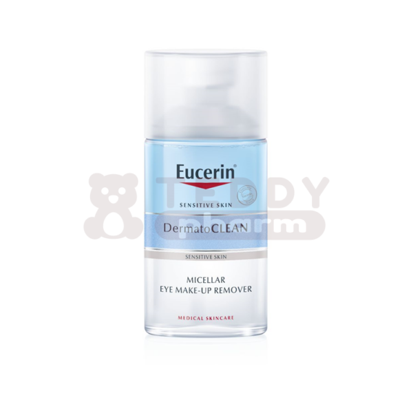 EUCERIN DermatoClean Mizellen Augen Make-up-Entferner 125 ml