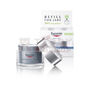 EUCERIN Hyaluron-Filler + 3x Effect Tag LSF 15 trockene Haut Nachfüllkapsel 50 ml