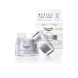 EUCERIN Hyaluron-Filler + 3x Effect Tag LSF 15 trockene Haut Nachfüllkapsel 50 ml