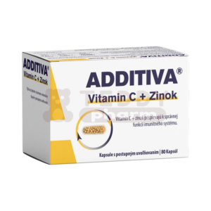 ADDITIVA Vitamin C + Zink Depotkapseln 300 mg 80 St
