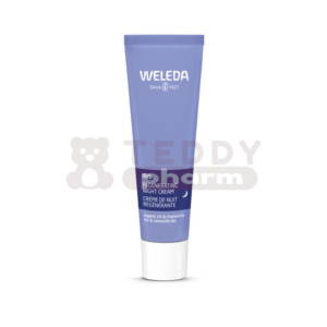 WELEDA Iris feuchtigkeitsspendende Nachtcreme für normale und trockene Haut 30 ml