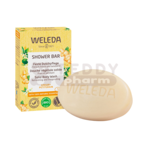 WELEDA Feste Duschpflege Ginger + Petitgrain 75 g