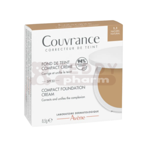 Avène Couvrance Compact Cream Foundation 1.1 SPF 30 Natural 8,5 g