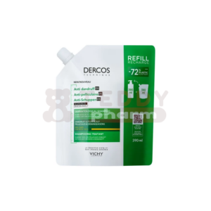VICHY Dercos Anti-Schuppen Shampoo trockene Kopfhaut Nachfüllpack 390 ml