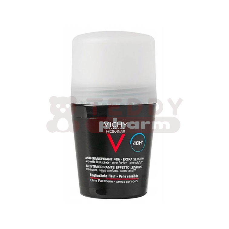 VICHY Homme Deo Roll-on 48h für sensible Haut 50 ml VICHY Homme Deo Roll-on 48h für sensible Haut 50 ml