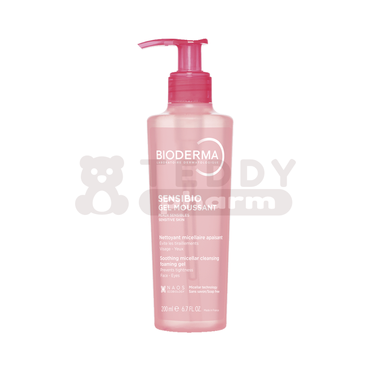 BIODERMA Sensibio Gel Moussant mildes Mizellen-Reinigungsgel 200 ml