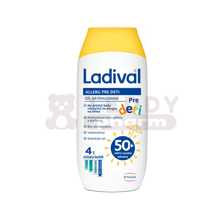 LADIVAL Allergische Haut Sonnenschutz Gel LSF 50+ für Kinder 200 ml LADIVAL Allergische Haut Sonnenschutz Gel LSF 50+ für Kinder 200 ml