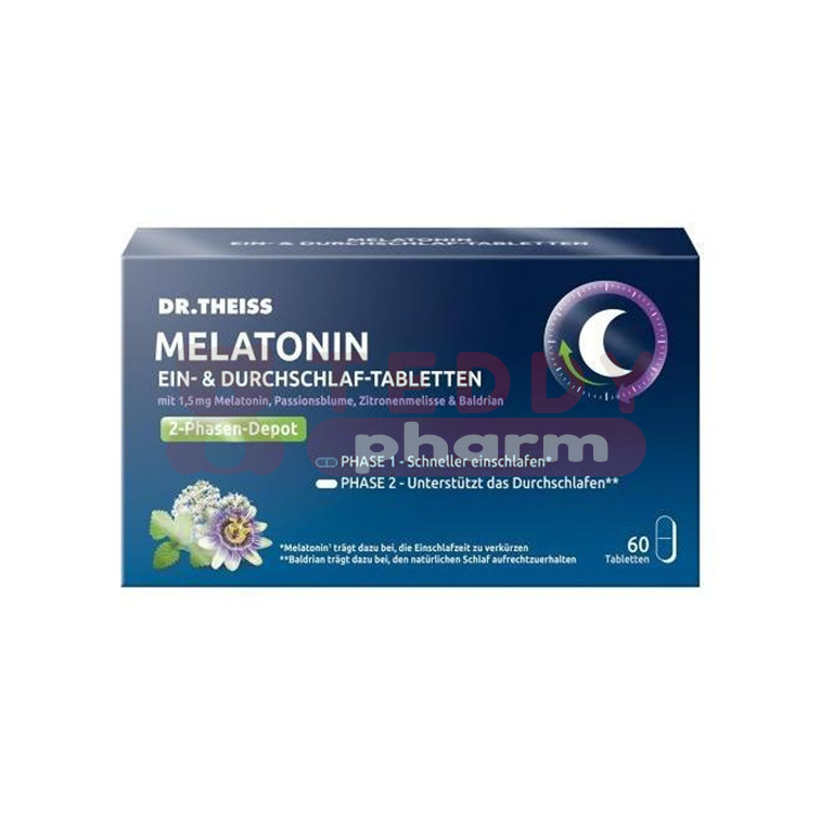 4016369703205 DR. THEISS Melatonin Ein- & Durchschlaf-Tabletten 60 St