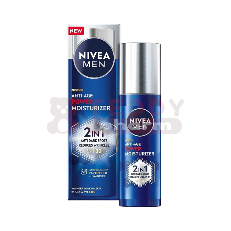 4006000026862 NIVEA MEN Anti-Age Power 2in1 Moisturiser LSF 30 50 ml