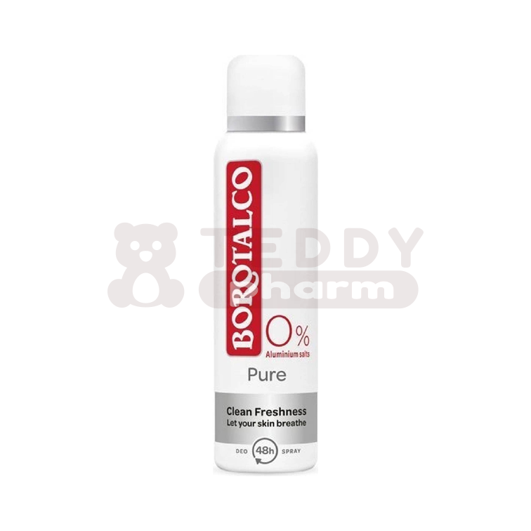 8002410042818 Borotalco Pure Deospray 48 std. ohne Aluminium 150 ml