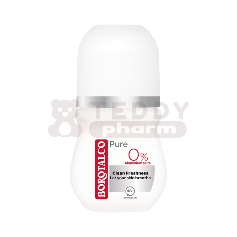80775010 Borotalco Pure Clean Freshness Roll-On 50 ml