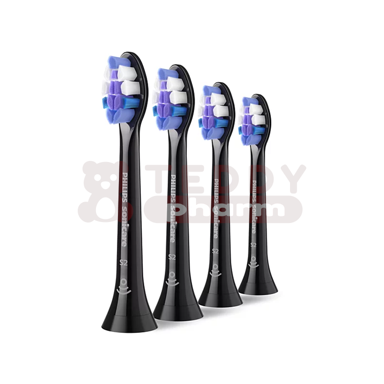 8720689043724 Philips Sonicare S2 Sensitive HX6054 88 schwarz 4 St Philips Sonicare S2 Sensitive HX6054 88 schwarz 4 St