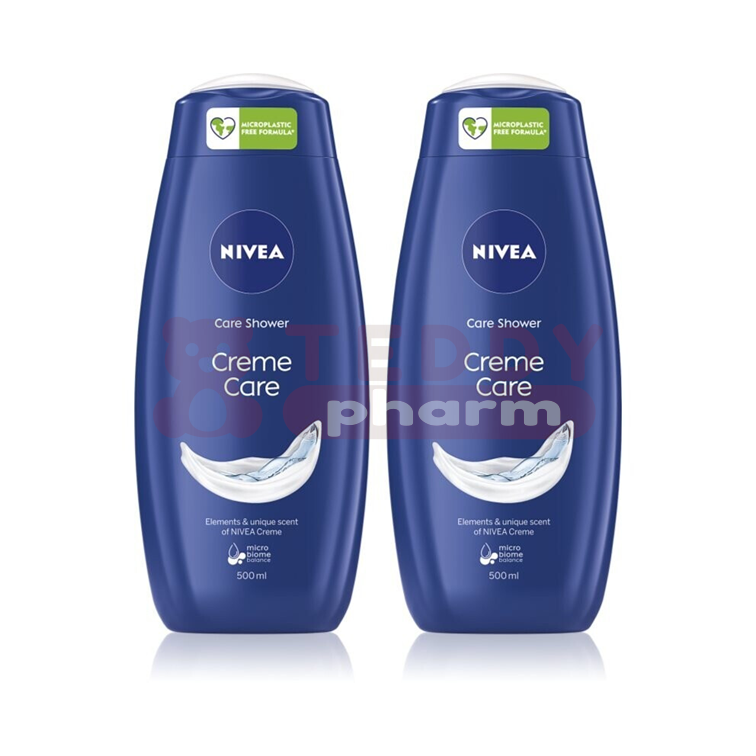 9005800358284 NIVEA Creme Care cremiges Duschgel vorteilhafte Packung 2 x 500 ml
